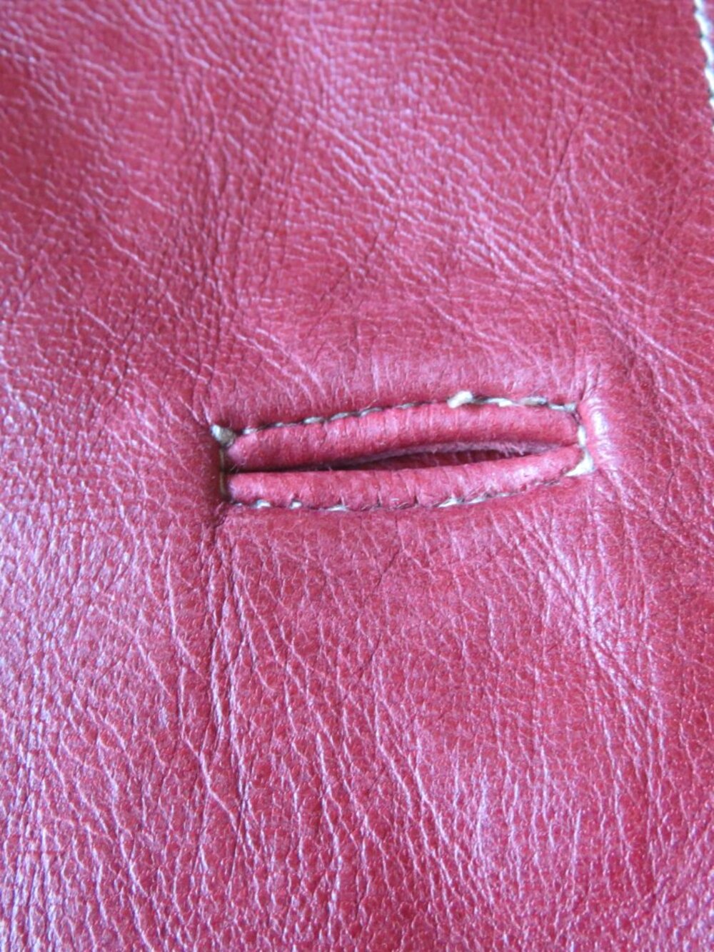 Vintage Mossimo Women's Red Leather XL Jacket - Picture 10 of 12